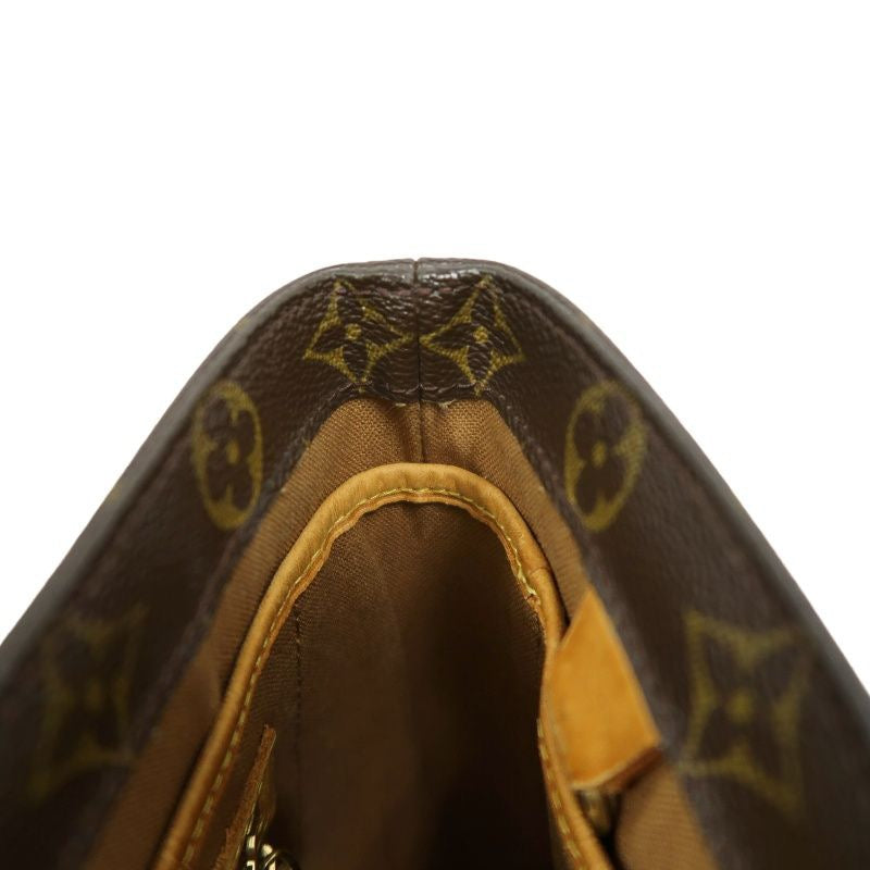 LOUIS VUITTON Monogram Vivian PM Handbag, Brown, PVC Material