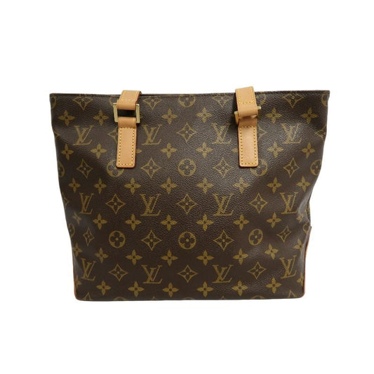 LOUIS VUITTON Cabas Piano Monogram Tote Bag, Brown, PVC Material, Shoulder Bag