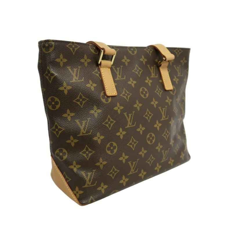 LOUIS VUITTON Cabas Piano Monogram Tote Bag, Brown, PVC Material, Shoulder Bag