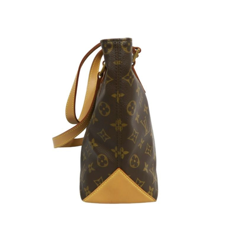 LOUIS VUITTON Cabas Piano Monogram Tote Bag, Brown, PVC Material, Shoulder Bag