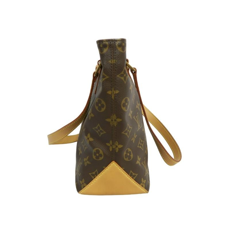 LOUIS VUITTON Cabas Piano Monogram Tote Bag, Brown, PVC Material, Shoulder Bag