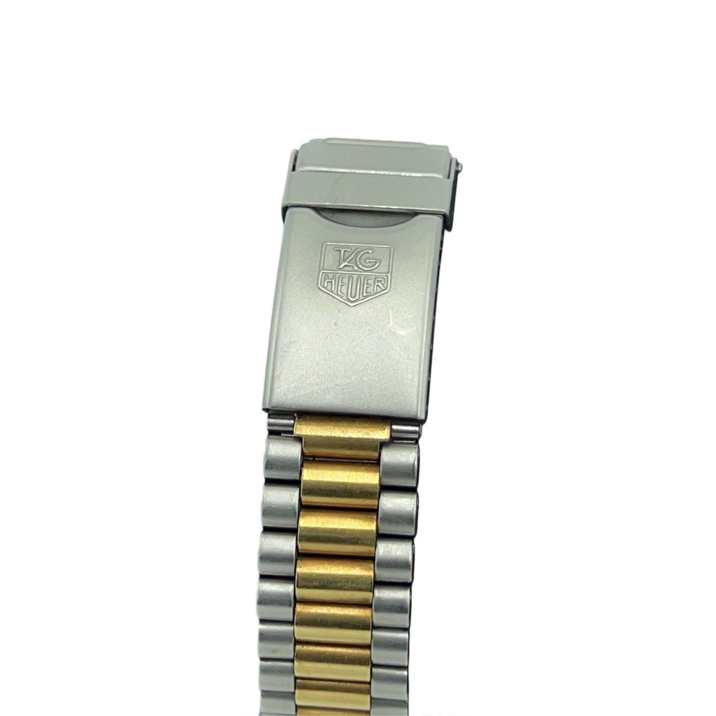 TAG HEUER Men's watch Silver tone Damaged box included Two‑tone (gold & silver) bracelet Model: 934.213 SS / GP 3000 Series Professional Quartz Silver dial Not running (no operation guarantee)