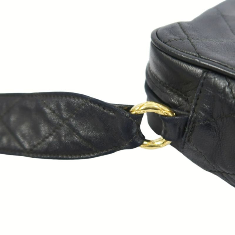 Chanel Matelasse Lambskin Black Crossbody Shoulder Bag