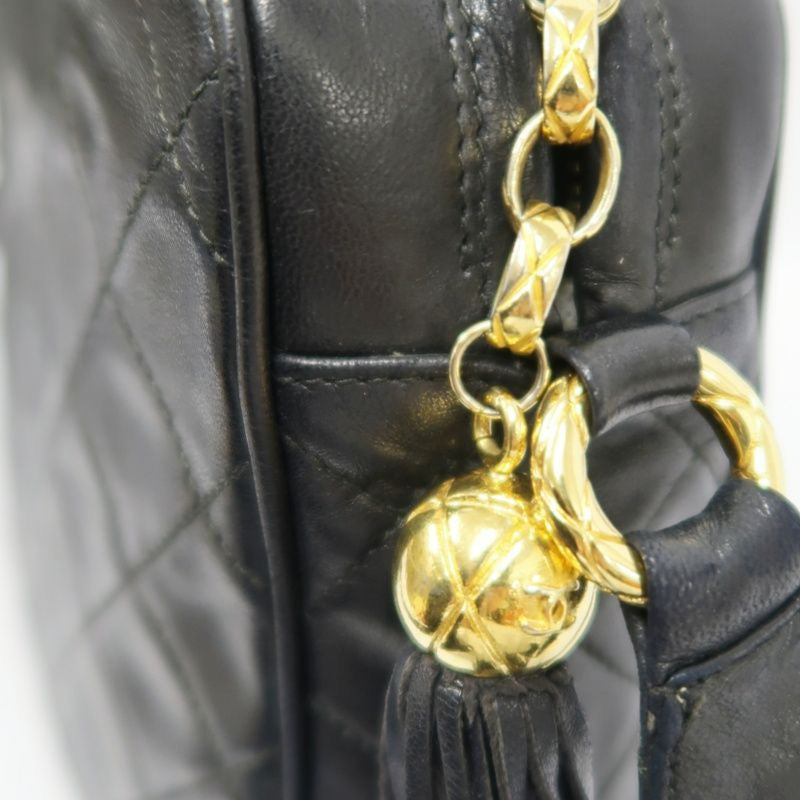 Chanel Matelasse Lambskin Black Crossbody Shoulder Bag