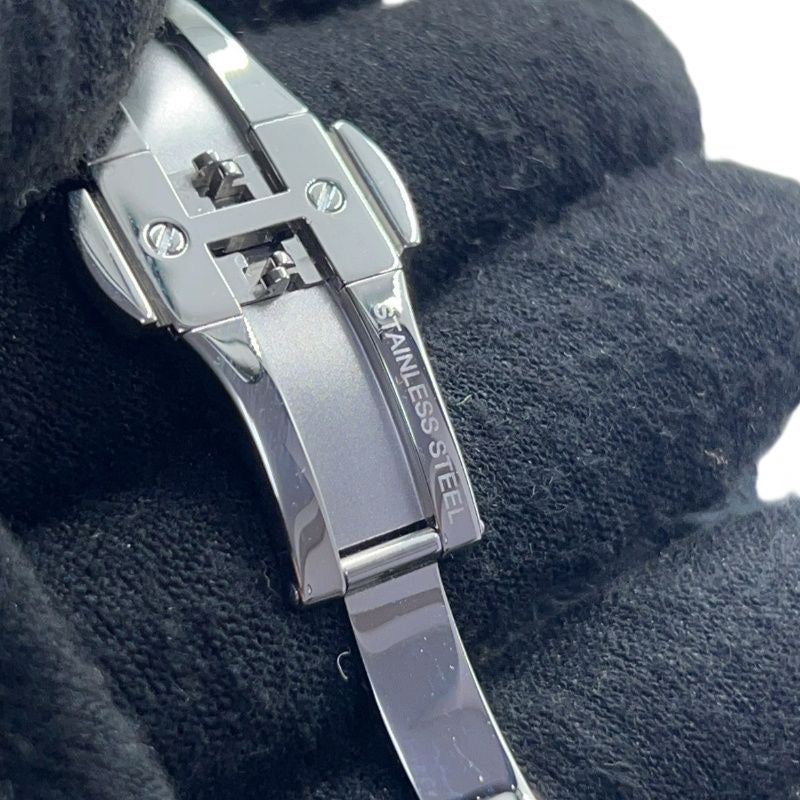 BVLGARI Men's silver watch With box Silver bracelet, black dial Model: BB38SSAUTO Stainless steel / Stainless steel Bulgari Bulgari L14503 Automatic movement Black dial Coated Scratches