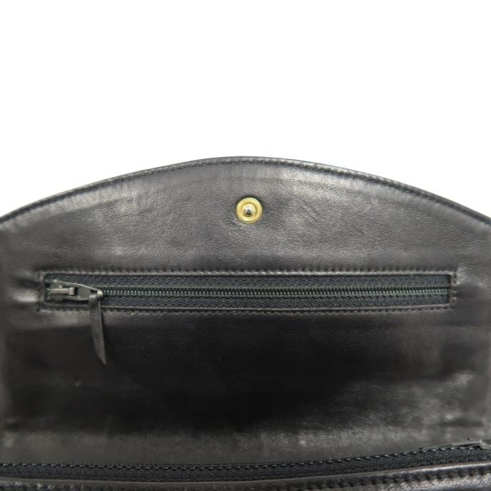 Chanel Flap Crossbody Shoulder Bag, Black Caviar Leather, Gold-Tone Hardware, Classic Luxury Handbag