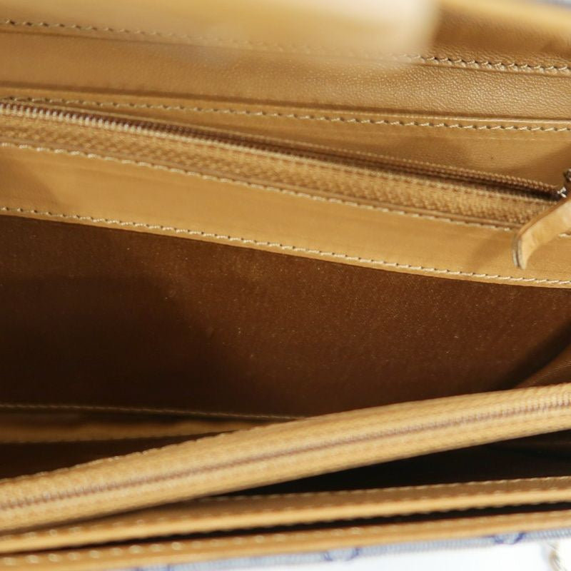 Chanel Blue Denim Canvas Classic Flap Crossbody Bag with Silver Hardware