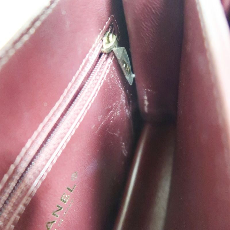 CHANEL Classic Flap Shoulder Bag, Off-white Lambskin, Quilted Pattern, Gold-tone Hardware