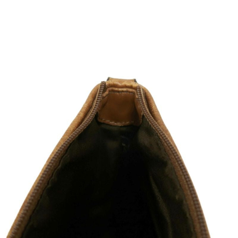 COACH Brown Signature Canvas Crossbody Bag