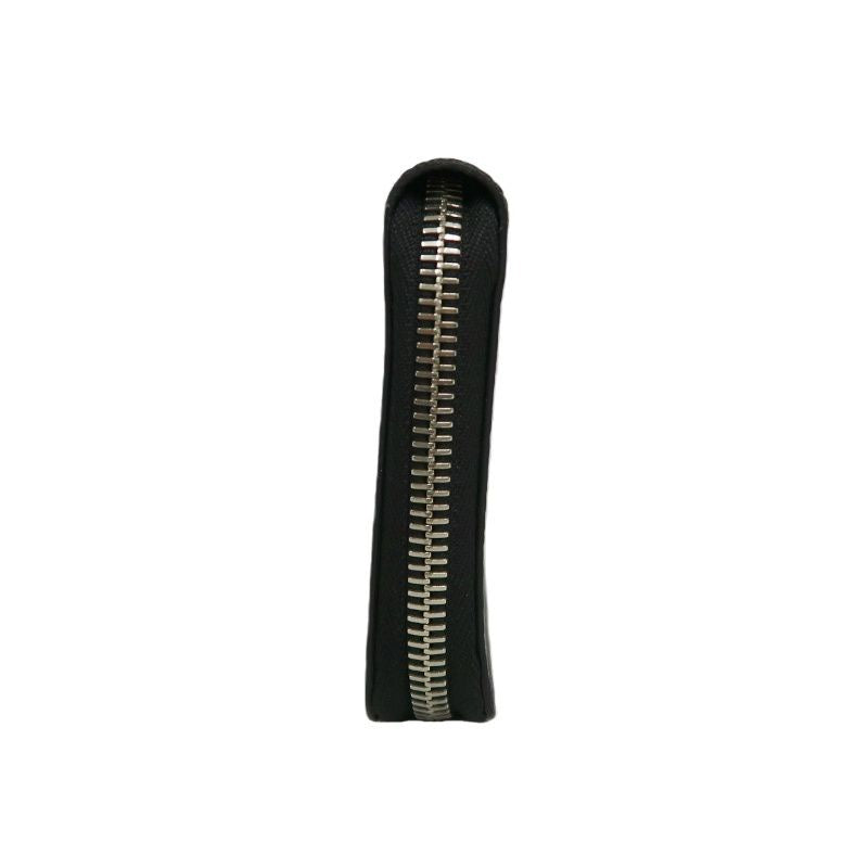 LOUIS VUITTON Zippy Wallet Vertical, Damier Graphite, Long Wallet, Black, Silver Hardware