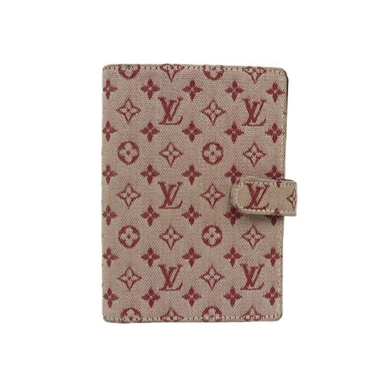 LOUIS VUITTON Pink Denim Monogram Mini Agenda