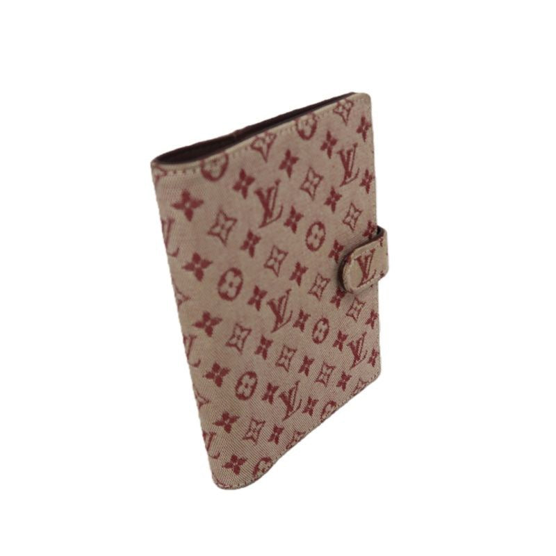 LOUIS VUITTON Pink Denim Monogram Mini Agenda