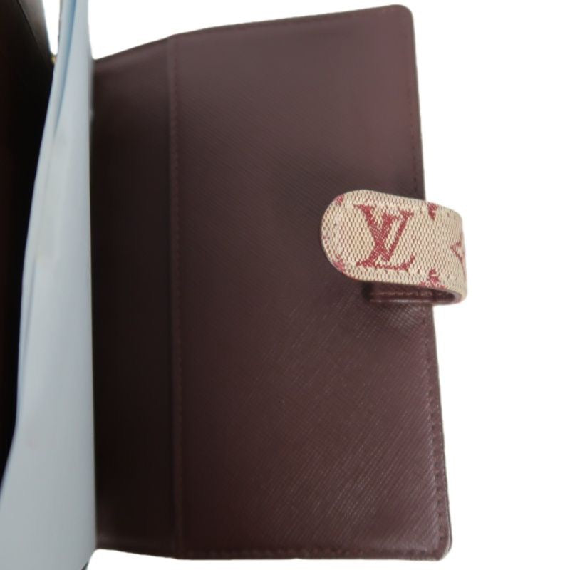 LOUIS VUITTON Pink Denim Monogram Mini Agenda