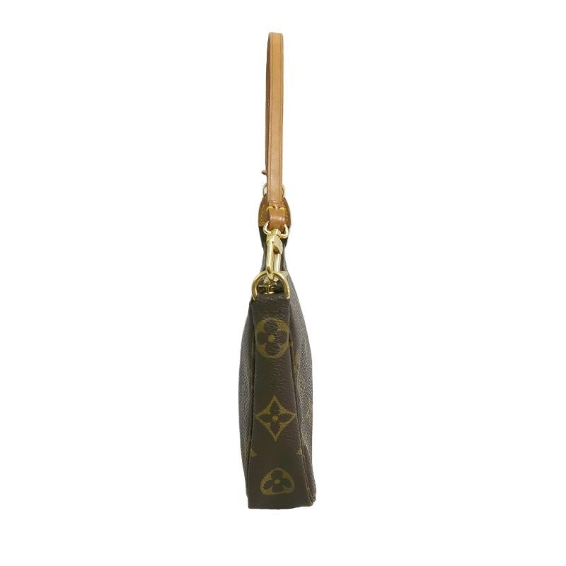 LOUIS VUITTON Pochette Accessoires, Monogram, Pouch, Handbag, Brown, LOUIS VUITTON Monogram PVC Mini Mahjong Underarm Bag