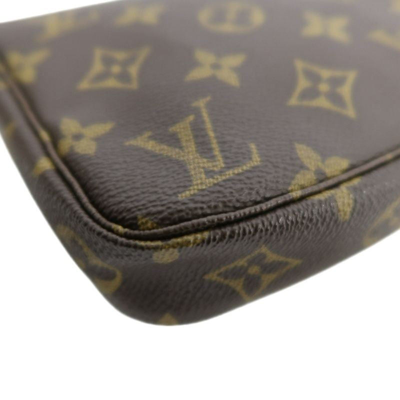 LOUIS VUITTON Pochette Accessoires, Monogram, Pouch, Handbag, Brown, LOUIS VUITTON Monogram PVC Mini Mahjong Underarm Bag