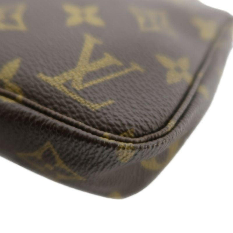 LOUIS VUITTON Pochette Accessoires, Monogram, Pouch, Handbag, Brown, LOUIS VUITTON Monogram PVC Mini Mahjong Underarm Bag