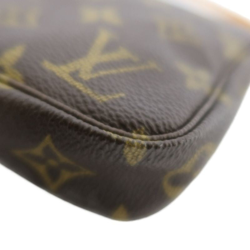 LOUIS VUITTON Pochette Accessoires, Monogram, Pouch, Handbag, Brown, LOUIS VUITTON Monogram PVC Mini Mahjong Underarm Bag