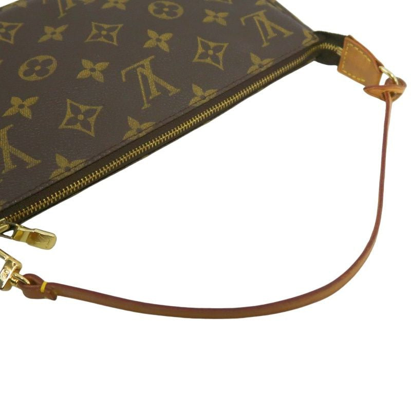 LOUIS VUITTON Pochette Accessoires, Monogram, Pouch, Handbag, Brown, LOUIS VUITTON Monogram PVC Mini Mahjong Underarm Bag