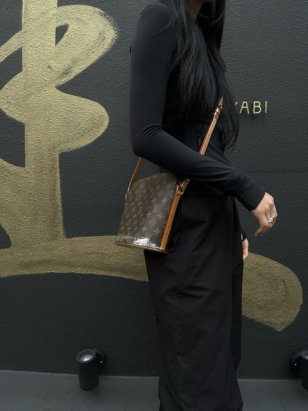 LOUIS VUITTON Cannes Monogram PVC Barrel Shoulder Bag