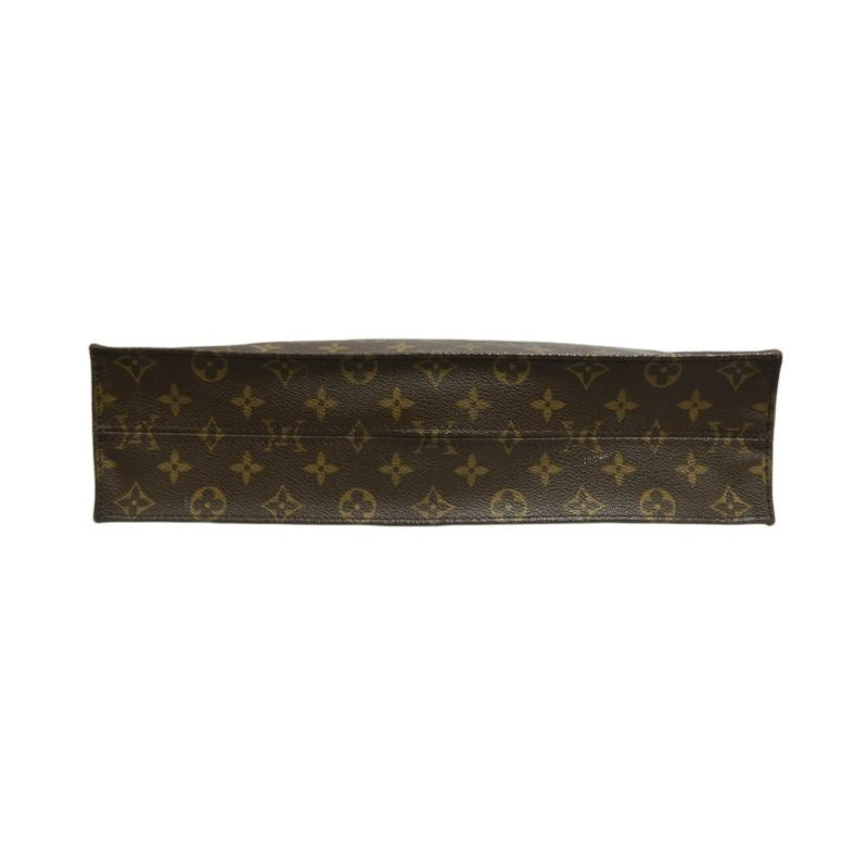 LOUIS VUITTON Sac Plat, Monogram, Handbag, Brown, LOUIS VUITTON Monogram PVC Sac Plat Tote Bag