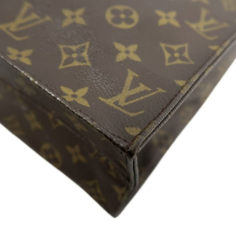 LOUIS VUITTON Sac Plat, Monogram, Handbag, Brown, LOUIS VUITTON Monogram PVC Sac Plat Tote Bag