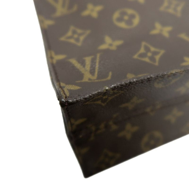 LOUIS VUITTON Sac Plat, Monogram, Handbag, Brown, LOUIS VUITTON Monogram PVC Sac Plat Tote Bag