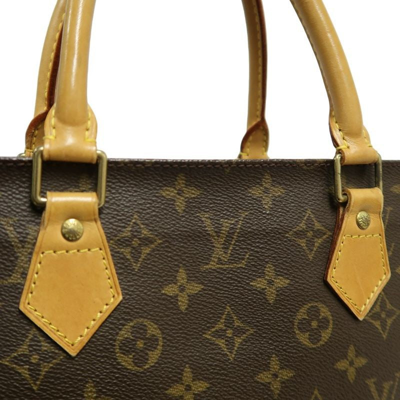 LOUIS VUITTON Sac Plat, Monogram, Handbag, Brown, LOUIS VUITTON Monogram PVC Sac Plat Tote Bag