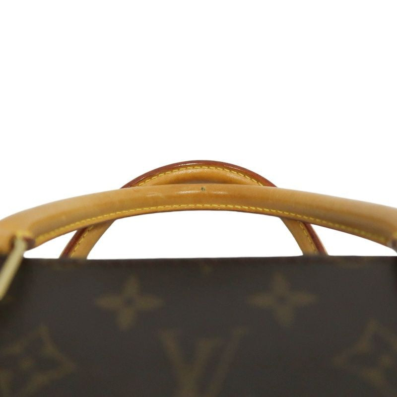 LOUIS VUITTON Sac Plat, Monogram, Handbag, Brown, LOUIS VUITTON Monogram PVC Sac Plat Tote Bag