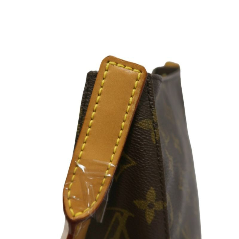 LOUIS VUITTON Monogram Looping MM Handbag, Brown Coated Canvas (PVC), Underarm Bag