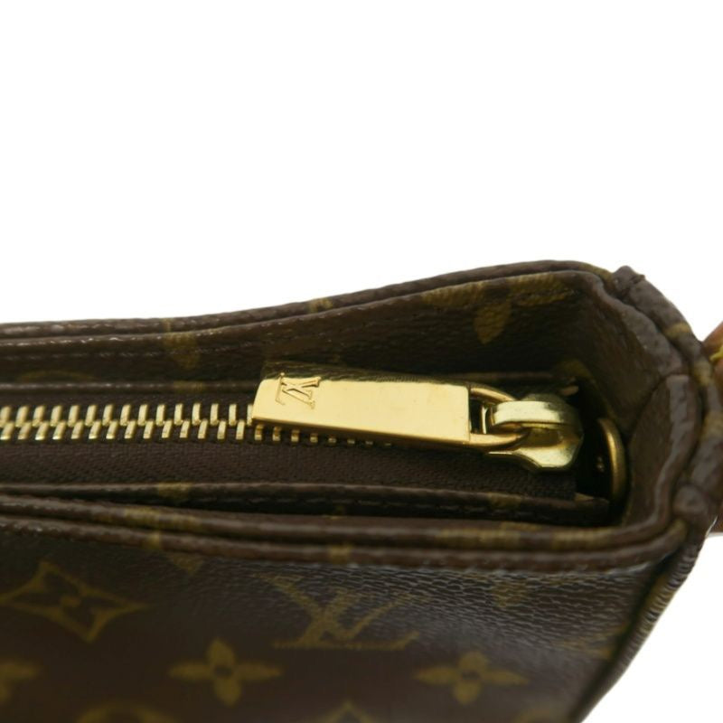 LOUIS VUITTON Monogram Looping MM Handbag, Brown Coated Canvas (PVC), Underarm Bag