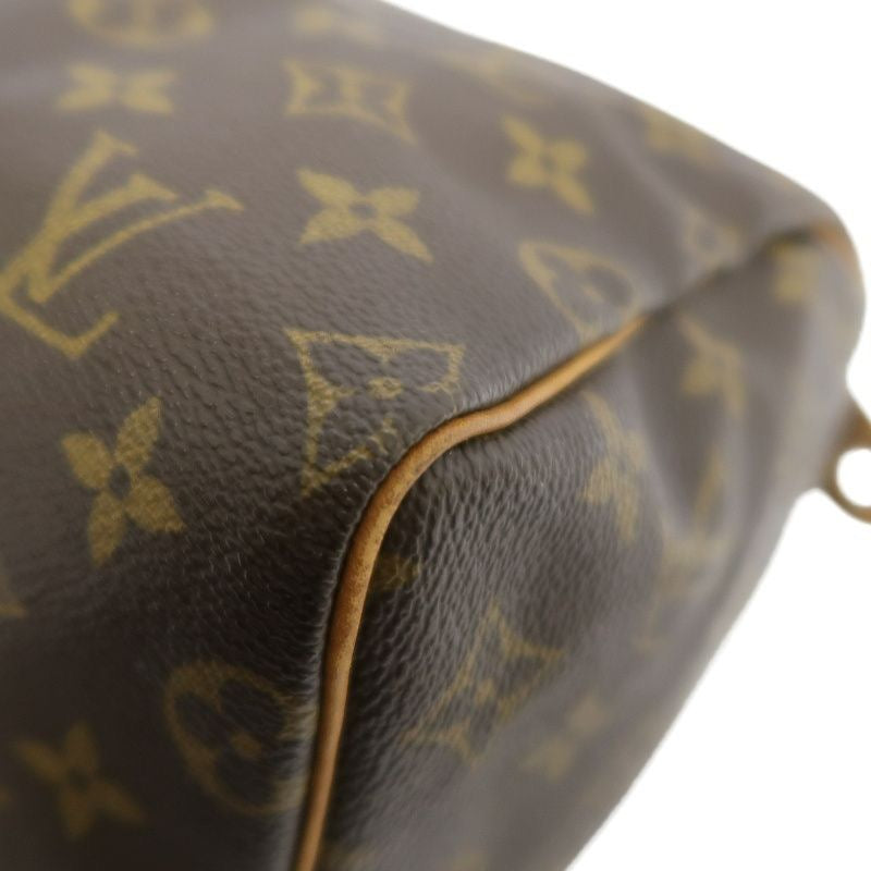 LOUIS VUITTON Speedy 25, Monogram, Handbag, Brown, with padlock, 1 key and dust bag, LOUIS VUITTON Monogram PVC Speedy 25 Handbag