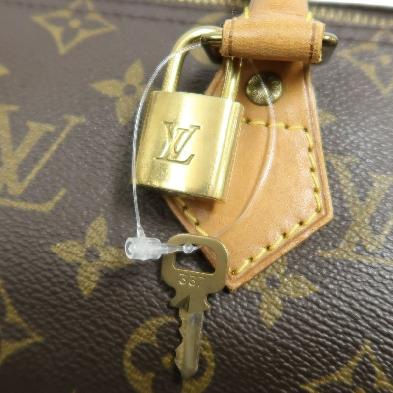 LOUIS VUITTON Speedy 25, Monogram, Handbag, Brown, with padlock, 1 key and dust bag, LOUIS VUITTON Monogram PVC Speedy 25 Handbag