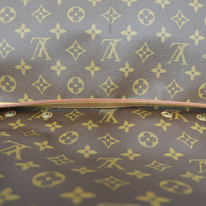 LOUIS VUITTON Monogram Soufflot 43 Crossbody Bag, Brown Coated Canvas (PVC), Twin Compartment Design