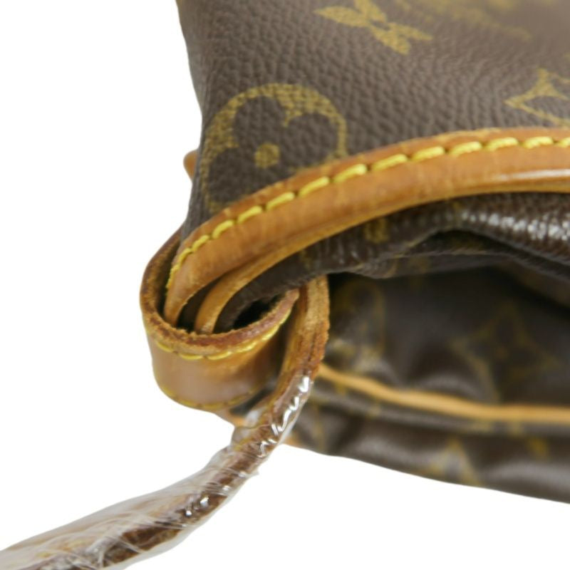 LOUIS VUITTON Monogram Soufflot 43 Crossbody Bag, Brown Coated Canvas (PVC), Twin Compartment Design