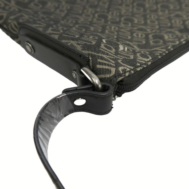 Calvin Klein Black Canvas Crossbody Shoulder Bag with Dust Bag