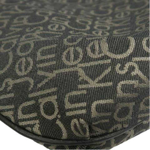 Calvin Klein Black Canvas Crossbody Shoulder Bag with Dust Bag