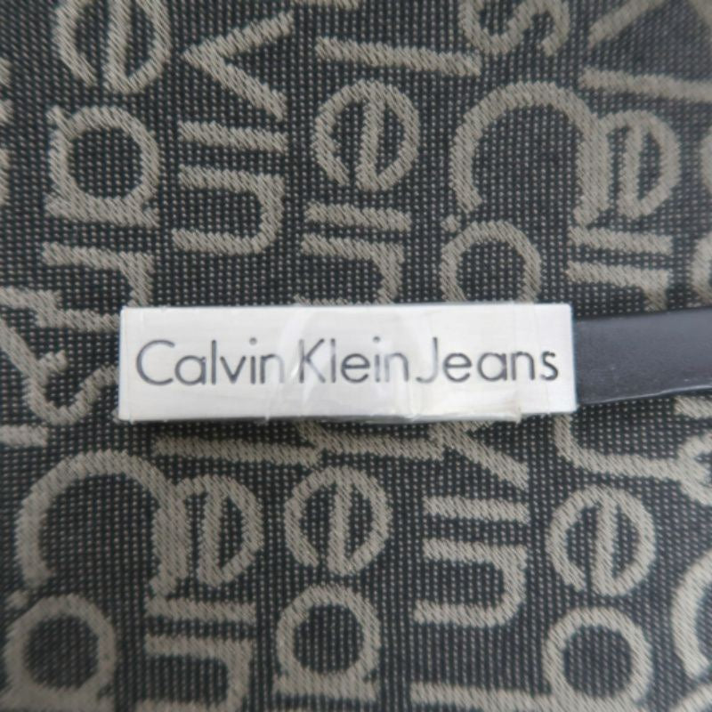 Calvin Klein Black Canvas Crossbody Shoulder Bag with Dust Bag