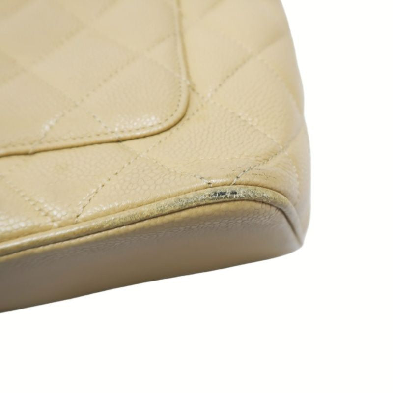 CHANEL Reissue Tote Bag, Beige Caviar Leather, Gold Hardware, with Authenticity Card