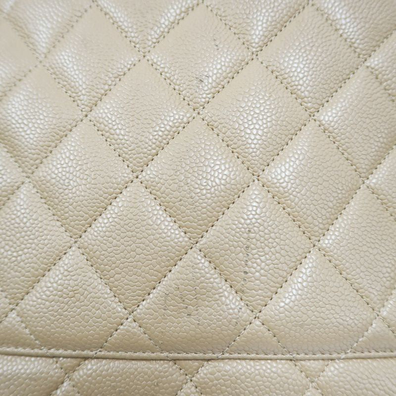 CHANEL Reissue Tote Bag, Beige Caviar Leather, Gold Hardware, with Authenticity Card
