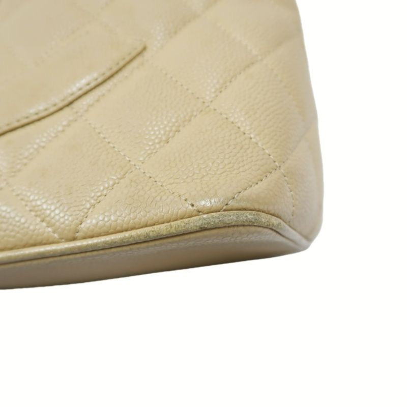 CHANEL Reissue Tote Bag, Beige Caviar Leather, Gold Hardware, with Authenticity Card