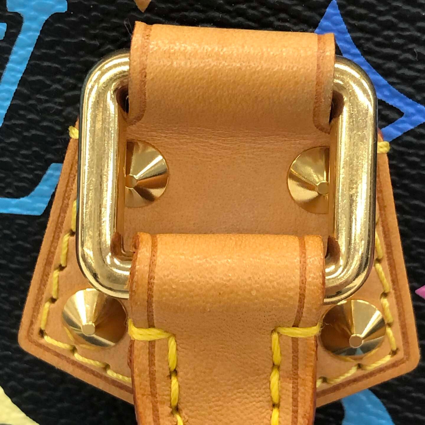LOUIS VUITTON Black Monogram Multicolore Trouville Bag