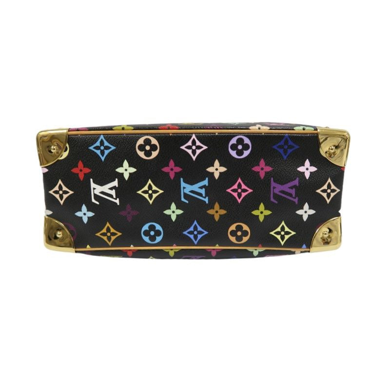 LOUIS VUITTON Black Monogram Multicolore Trouville Bag