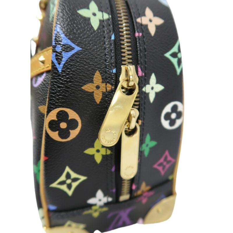 LOUIS VUITTON Black Monogram Multicolore Trouville Bag