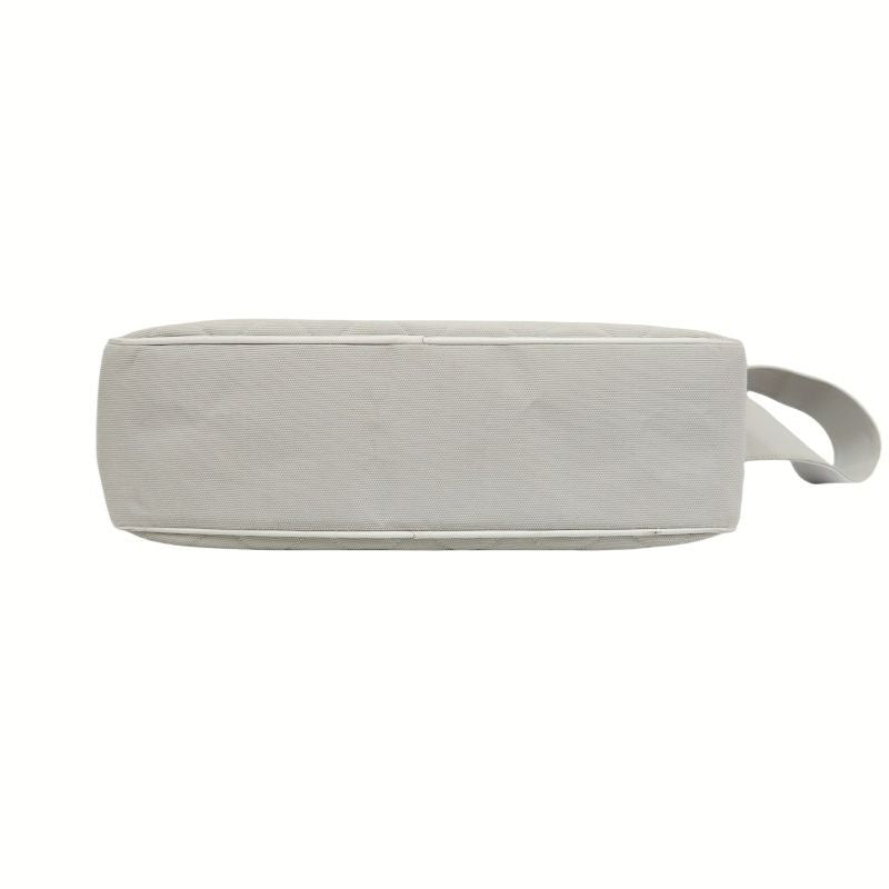 CHANEL Sport Line Light Gray Canvas Shoulder Bag