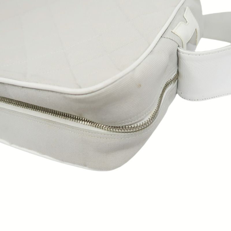 CHANEL Sport Line Light Gray Canvas Shoulder Bag