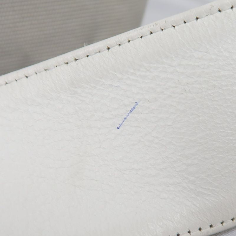 CHANEL Sport Line Light Gray Canvas Shoulder Bag