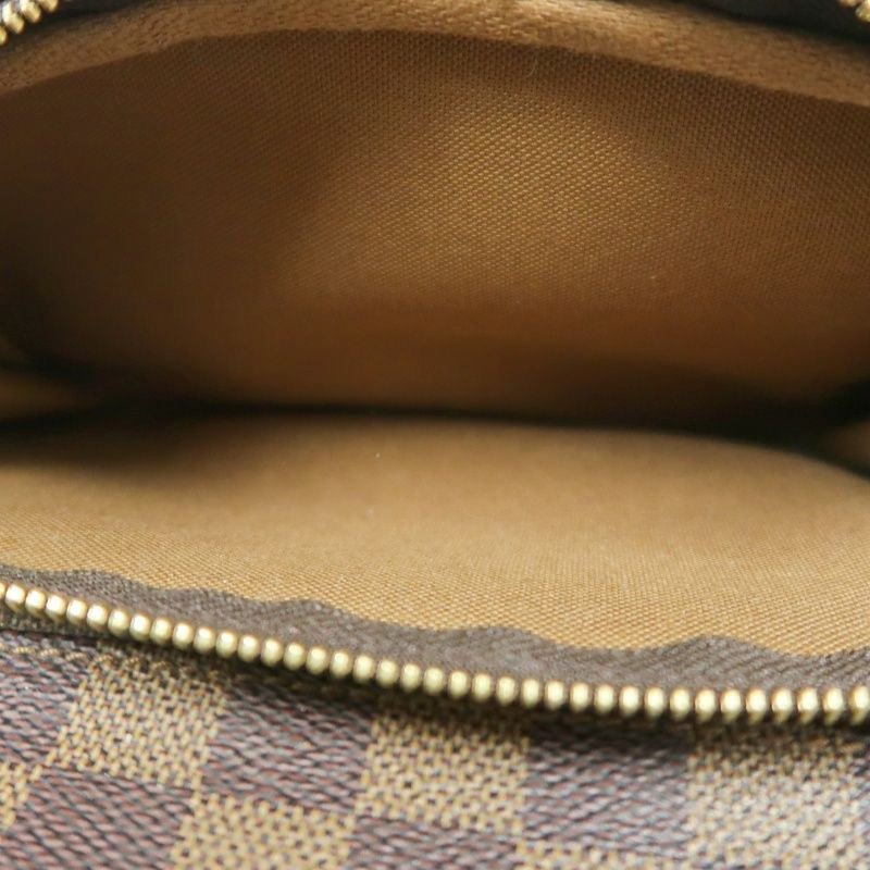 LOUIS VUITTON Damier Ebene Montsouris GM Brown Coated Canvas Backpack