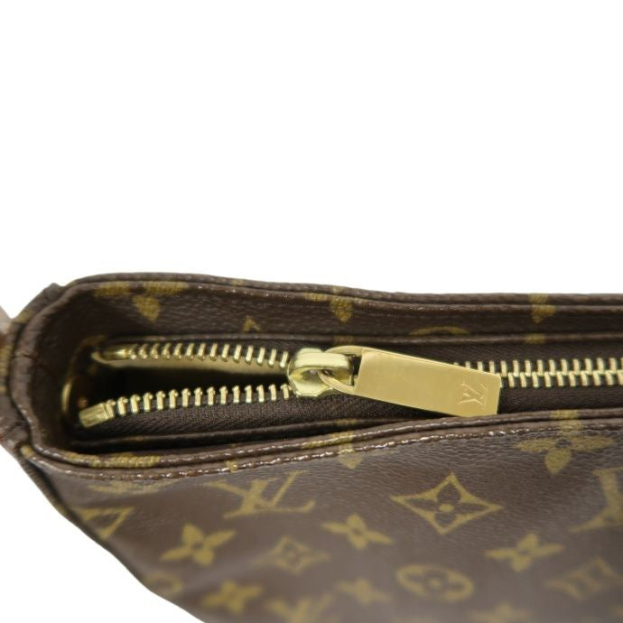 LOUIS VUITTON Monogram Looping MM Brown Coated Canvas Handbag & Shoulder Bag