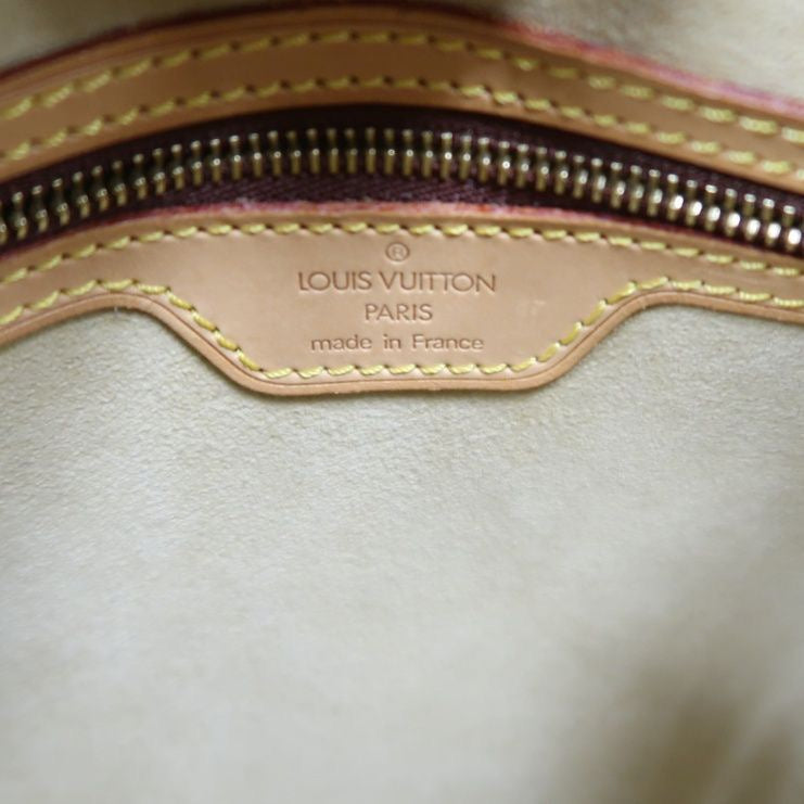 LOUIS VUITTON Monogram Looping MM Brown Coated Canvas Handbag & Shoulder Bag
