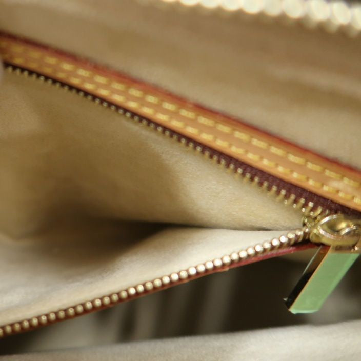 LOUIS VUITTON Monogram Looping MM Brown Coated Canvas Handbag & Shoulder Bag